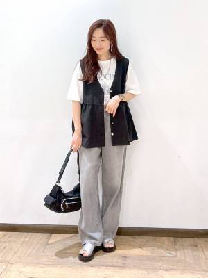 羽織るだけでサマ見え♡【グローバルワーク】秋も大活躍！「万能ベスト」
