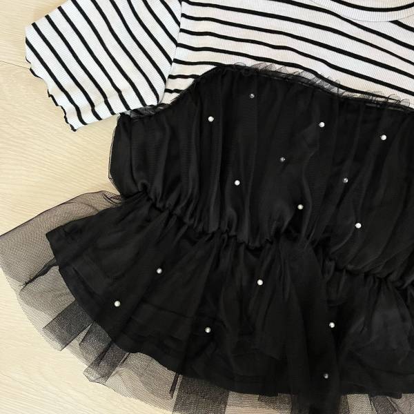 コーデ迷ったらコレ！【しまむら】1枚で華やか♡「ドッキングトップス」