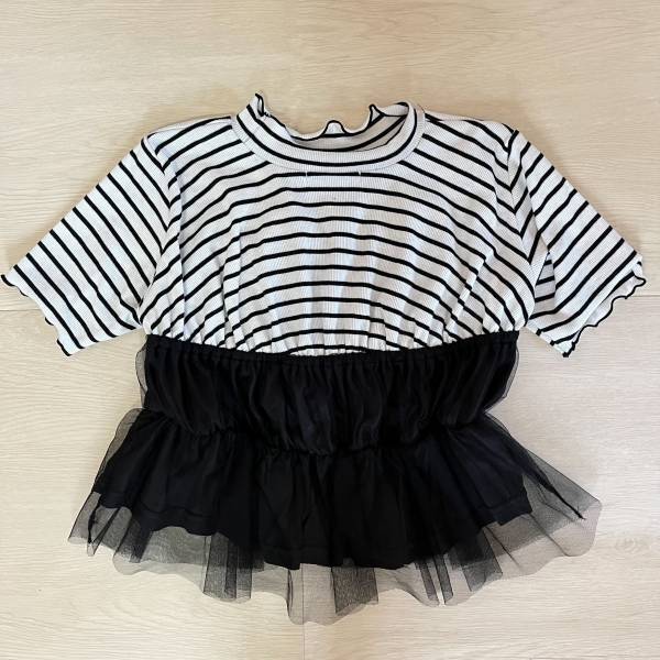 コーデ迷ったらコレ！【しまむら】1枚で華やか♡「ドッキングトップス」