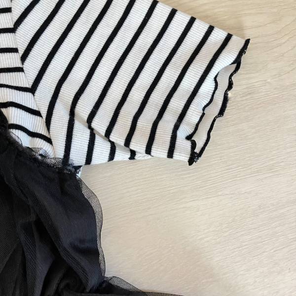 コーデ迷ったらコレ！【しまむら】1枚で華やか♡「ドッキングトップス」