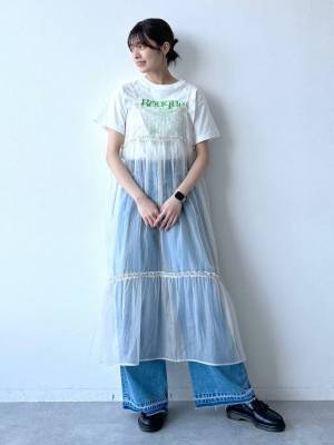 夏に映える！ 爽やか可愛い♡【白ワンピコーデ】