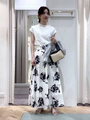 猛暑日にぴったり！【接触冷感トップス】を使った「快適コーデ」♡