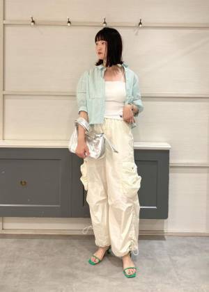 猛暑日にぴったり！【接触冷感トップス】を使った「快適コーデ」♡