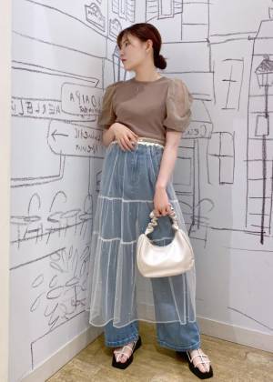 猛暑日にぴったり！【接触冷感トップス】を使った「快適コーデ」♡