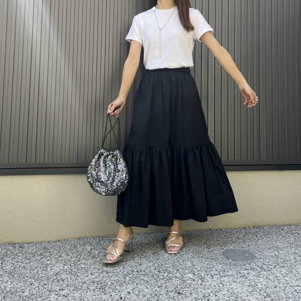 キラキラ感が今っぽ♡【GU】「スパンコールバッグ」コーデ集！