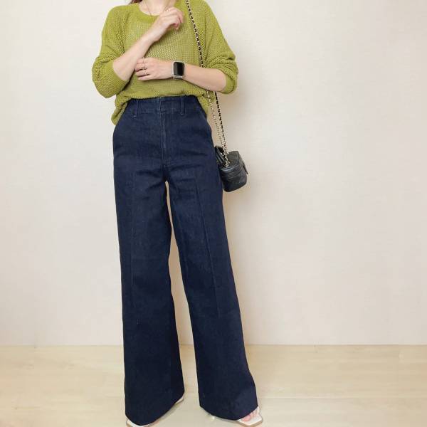 この夏大注目！！【ユニクロ】「トラウザージーンズ」着回し4コーデ