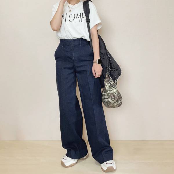 この夏大注目！！【ユニクロ】「トラウザージーンズ」着回し4コーデ