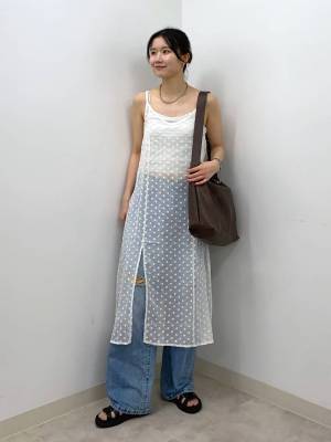 いろんなコーデが楽しめる♡ 1枚はGETしておきたい【キャミワンピ】