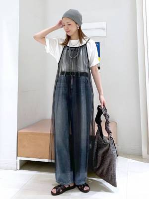 今季マストでゲットしたい！【グローバルワーク】レイヤードも楽しめる♡「チュールワンピ」