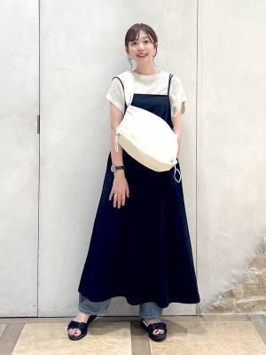 『オールシーズン使える』って♡【グローバルワーク】着回し力高い！「優秀キャミワンピ」