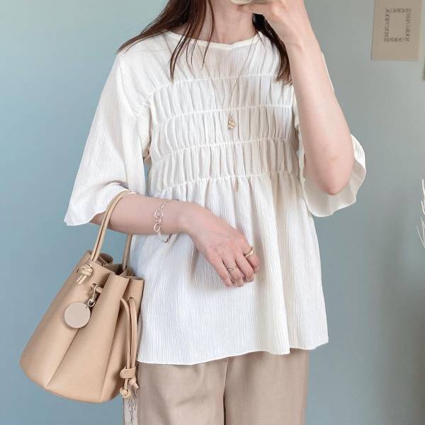 《店舗で出会えてラッキー！》【しまむら】見かけたらゲットしたい♡「淡色トップス」