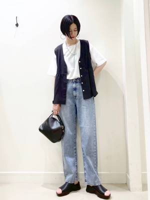 即マネしたい♡【グローバルワーク】おしゃれさんに学ぶ！「大人っぽデニム」コーデ