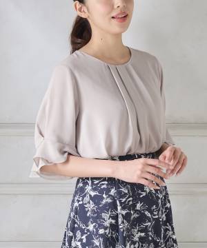 オフィスやお出かけに♡【ハニーズ】一枚あると助かる！「上品ブラウス」