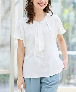 オフィスやお出かけに♡【ハニーズ】一枚あると助かる！「上品ブラウス」