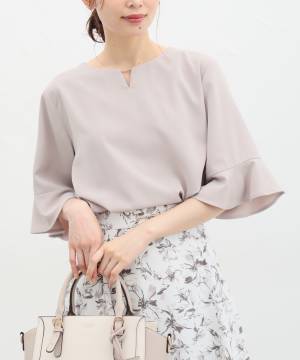 オフィスやお出かけに♡【ハニーズ】一枚あると助かる！「上品ブラウス」