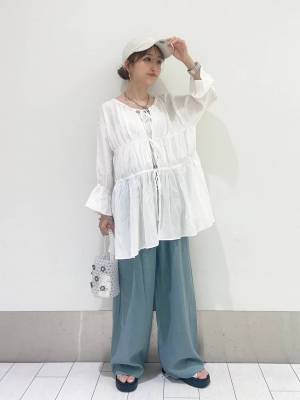 夏の『一軍候補』発見ッ！！ 今から買い足したい♡【涼しげブラウス】