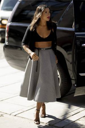 黒ベースで大人可愛く♡ 「チェック柄」で夏コーデが華やぐ！【ストリートスナップ】