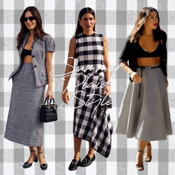 黒ベースで大人可愛く♡ 「チェック柄」で夏コーデが華やぐ！【ストリートスナップ】
