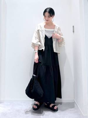 セールでゲットして♡【グローバルワーク】今買って活躍する！「高見えワンピース」