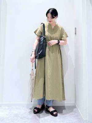 セールでゲットして♡【グローバルワーク】今買って活躍する！「高見えワンピース」