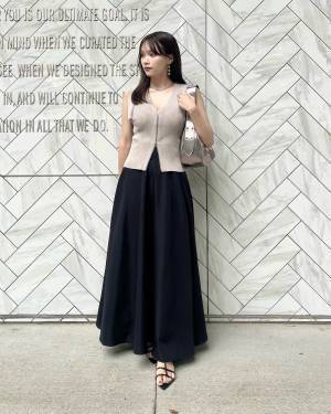 即真似させてーーッ！！ 大人可愛いが叶う♡【サマーニットコーデ】