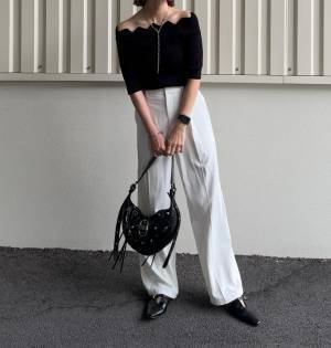 即真似させてーーッ！！ 大人可愛いが叶う♡【サマーニットコーデ】