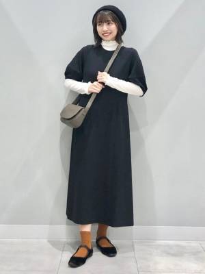 いま買い足したい！【GU】お値下げ価格でゲットできる♡「ブラックワンピ」