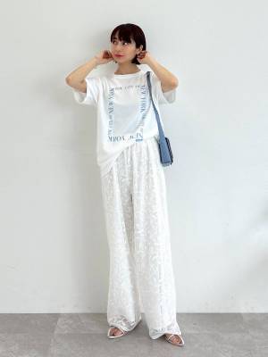 『夏のボトムス迷子！』→解決！ おしゃれ & 涼しげ【淡色パンツコーデ】