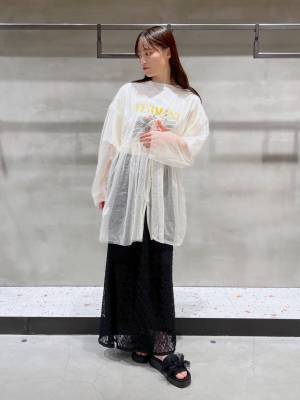 この夏、真似したい！【ローリーズファーム】一点投入で今っぽ♡「大人チュールコーデ」