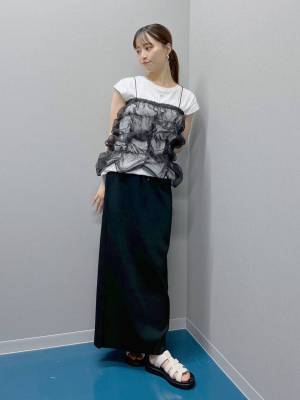 この夏、真似したい！【ローリーズファーム】一点投入で今っぽ♡「大人チュールコーデ」