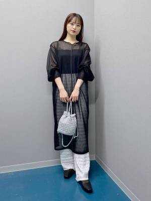 《ヘルシーな透け感が今っぽ♡》こなれたコーデに早変わり！【シアーワンピース】