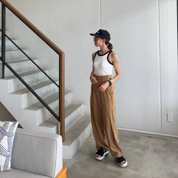 バイカラーが可愛い♡【ユニクロ】即買い推奨！「アメスリブラトップ」