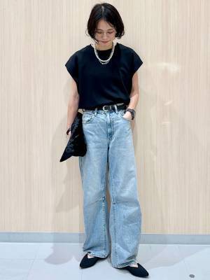 売り切れ前にゲットしたい！【GU】大人っぽ可愛い♡「フレンチスリーブT」