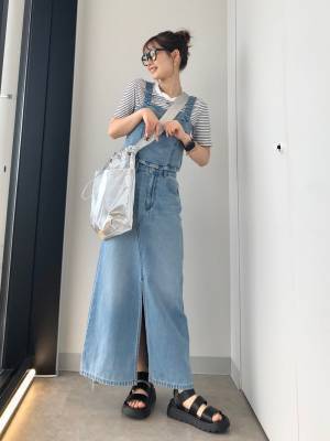 大至急【GU】に買いに行って！ トレンド感がUPする♡「デニムビスチェ」