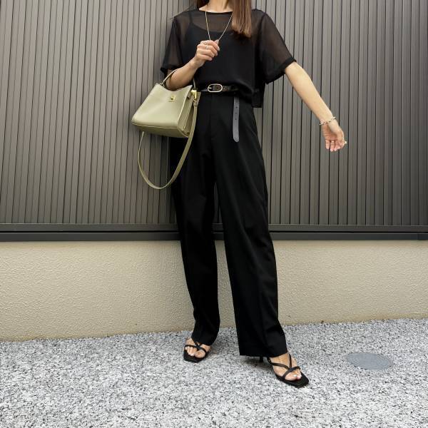 晩夏にぴったり！【GU・ユニクロ】のアイテム作る「ブラックコーデ」