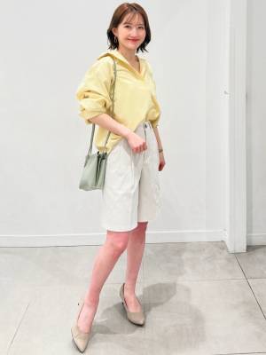 「ショート丈パンツ」が気分！【GU】マネしたい「大人っぽコーデ」って？