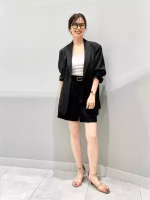 「ショート丈パンツ」が気分！【GU】マネしたい「大人っぽコーデ」って？