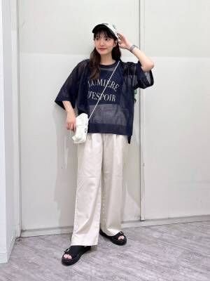 いま、狙いたい！【グローバルワーク】体型カバーも叶う♡「シアーニット」