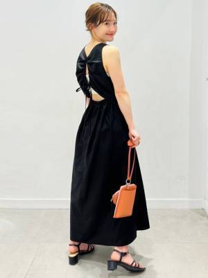 夏も『黒』が好き♡【GU】着るだけでオシャレ見えする！「ブラックワンピ」