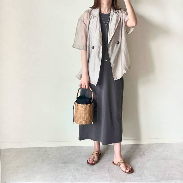 今すぐ近くの【GU】でゲットしたい！ 着回し力高い♡「リブナローワンピ」