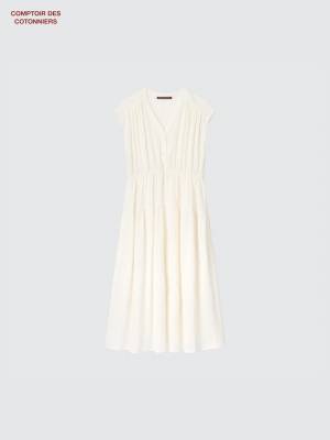 一枚持っておけば助かる！【ユニクロ】即オシャレ見えが叶う♡「シアーワンピ」