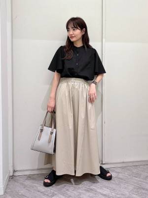 ＜夏に嬉しい機能満載♡＞【グローバルワーク】着心地楽ちん！「優秀ロングスカート」