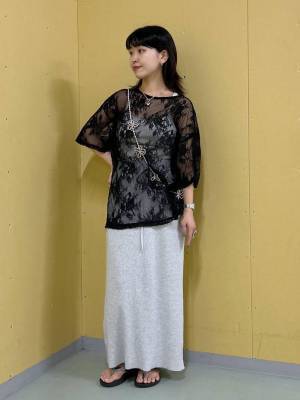 ちょい透けが大人っぽい♡ 夏 → 秋に使える【シアートップス】