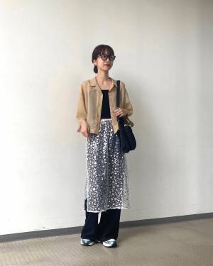 ちょい透けが大人っぽい♡ 夏 → 秋に使える【シアートップス】