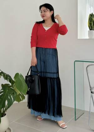 可愛さの最高峰かも♡【VIS】着るだけでオシャ見えする！「チュールスカート」