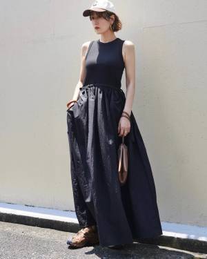 ラクにおしゃれが叶う♡ 一枚でサマ見え！【ロングワンピース】