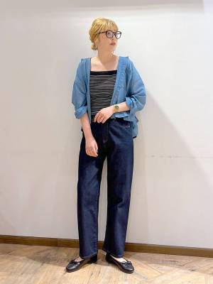 毎日でも着たい♡【グローバルワーク】コーデに合わせやすい◎「シアーシャツ」