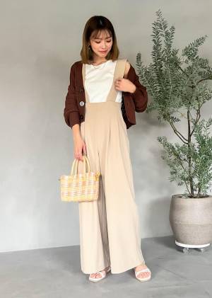 いろんな着こなしが楽しめる♡【ROPÉ PICNIC】今買い足したい！「サスペンダーパンツ」