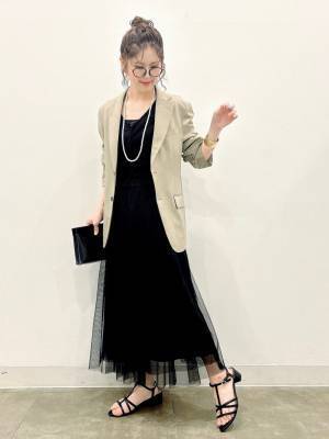 見かけたらゲットしたい！【GU】ふんわりボリュームが可愛い♡「黒チュールスカート」