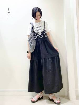 大人の夏コーデ♡【グローバルワーク】の“モノクロアイテム”で叶える「シックコーデ」